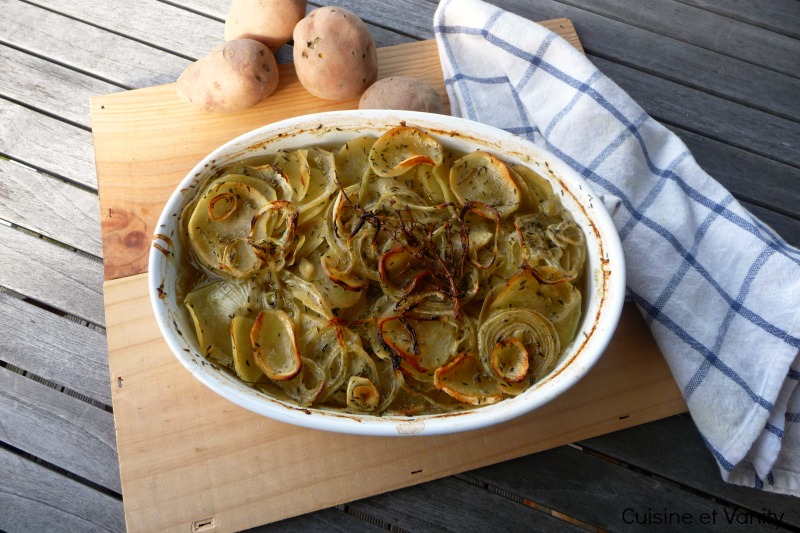 Pommes de terre boulangères au thym | Cuisine et Vanity